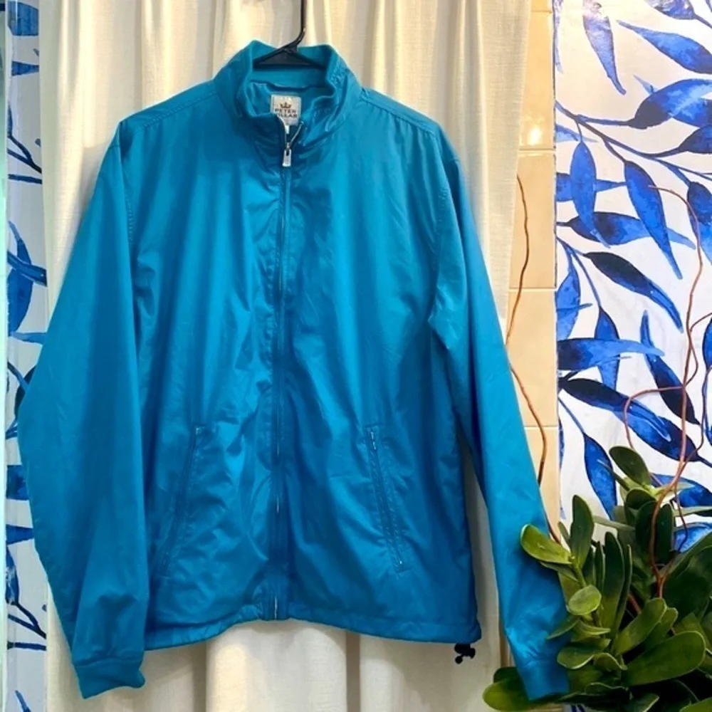 Men’s Peter Millar Polyester and Lined Zip Up Jacket Size M